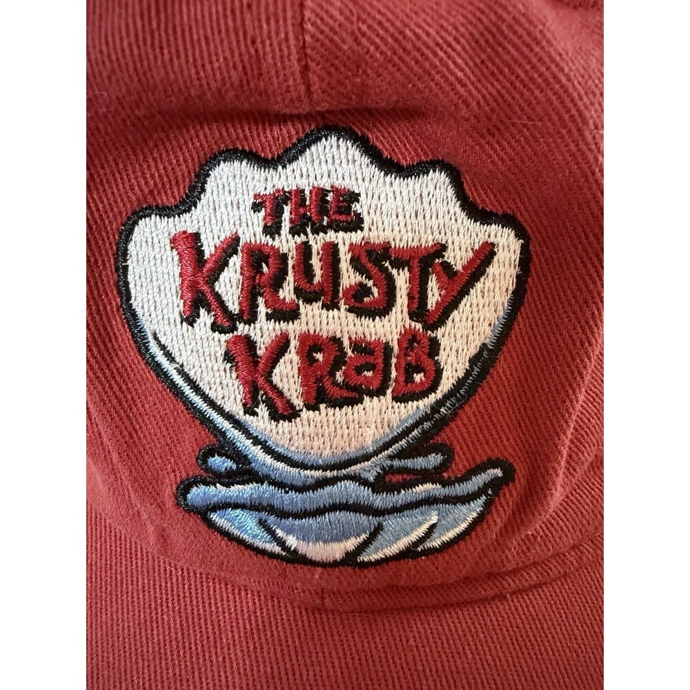 Official The Krusty Krab Hat SpongeBob SquarePants Strapback Hat Baseball Cap - Picture 4 of 9